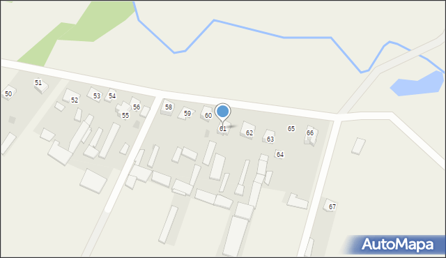 Kramkowo, Kramkowo, 61, mapa Kramkowo
