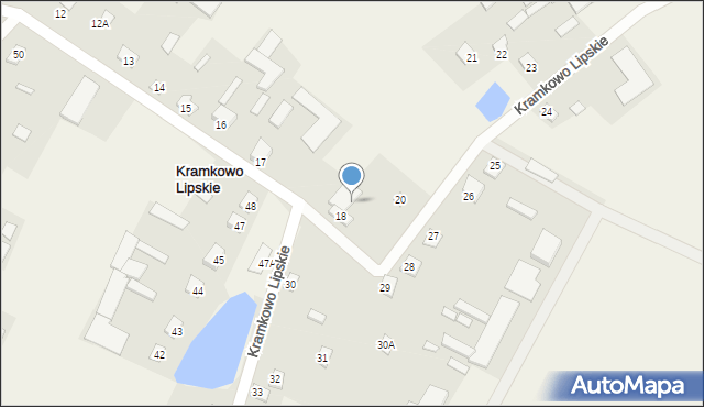 Kramkowo Lipskie, Kramkowo Lipskie, 19, mapa Kramkowo Lipskie