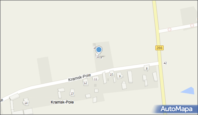 Kramsk-Pole, Kramsk-Pole, 11a, mapa Kramsk-Pole