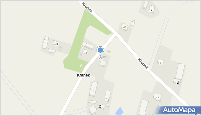 Kranek, Kranek, 21, mapa Kranek