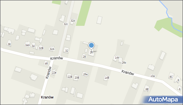 Kranów, Kranów, 26, mapa Kranów