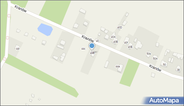 Kranów, Kranów, 44B, mapa Kranów