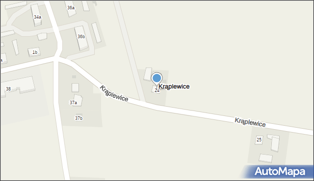 Krąplewice, Krąplewice, 24, mapa Krąplewice