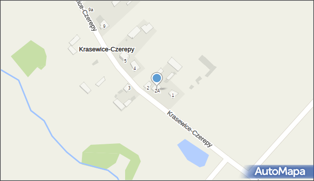 Krasewice-Czerepy, Krasewice-Czerepy, 2A, mapa Krasewice-Czerepy