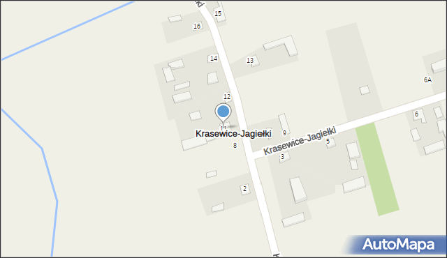 Krasewice-Jagiełki, Krasewice-Jagiełki, 11, mapa Krasewice-Jagiełki