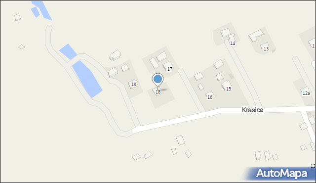 Krasice, Krasice, 18, mapa Krasice