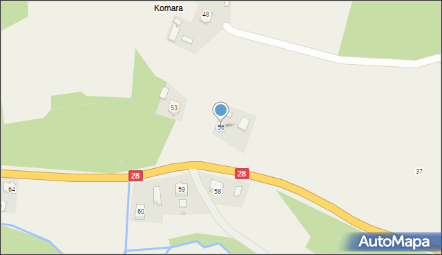 Krasiczyn, Krasiczyn, 56, mapa Krasiczyn