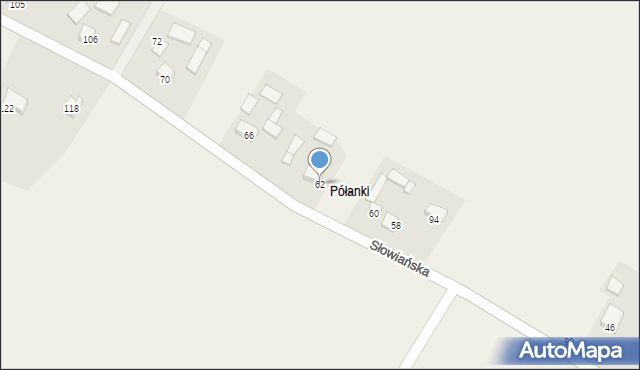 Krasieniec Stary, Krasieniec Stary, 38, mapa Krasieniec Stary