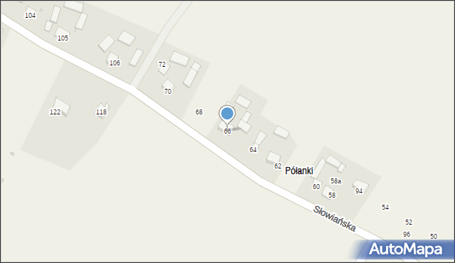 Krasieniec Stary, Krasieniec Stary, 38a, mapa Krasieniec Stary