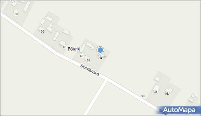 Krasieniec Stary, Krasieniec Stary, 94, mapa Krasieniec Stary