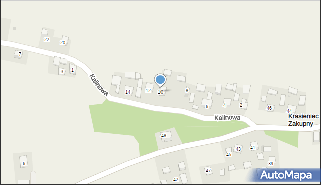 Krasieniec Zakupny, Krasieniec Zakupny, 15a, mapa Krasieniec Zakupny