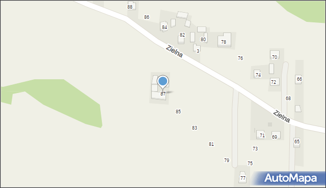 Krasieniec Zakupny, Krasieniec Zakupny, 4, mapa Krasieniec Zakupny