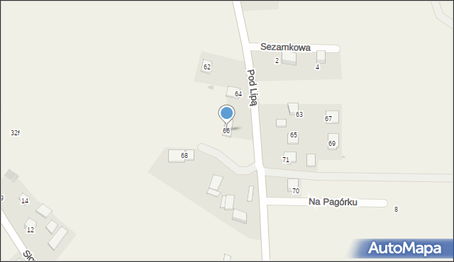 Krasieniec Zakupny, Krasieniec Zakupny, 75a, mapa Krasieniec Zakupny