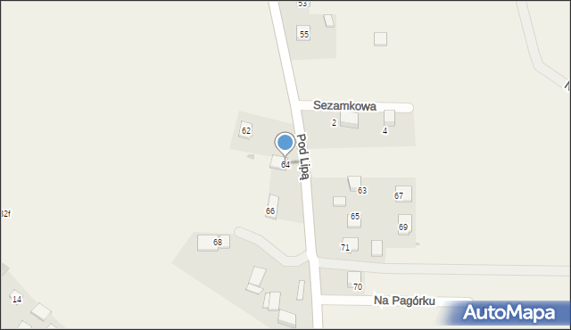 Krasieniec Zakupny, Krasieniec Zakupny, 90A, mapa Krasieniec Zakupny