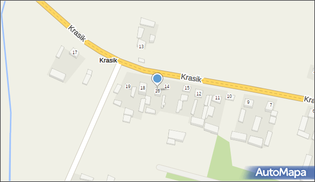 Krasik, Krasik, 16, mapa Krasik