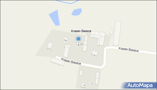 Kraski-Ślesice, Kraski-Ślesice, 6, mapa Kraski-Ślesice