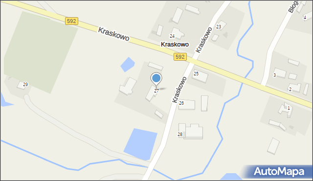 Kraskowo, Kraskowo, 27, mapa Kraskowo