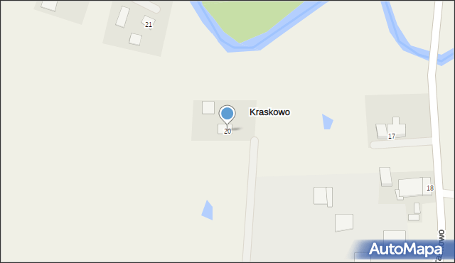 Kraskowo, Kraskowo, 20, mapa Kraskowo