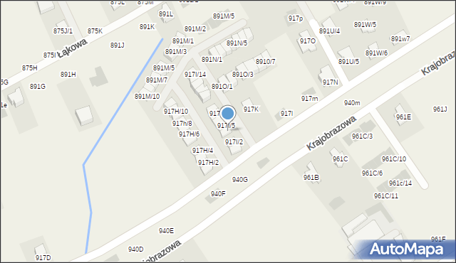 Krasne, Krasne, 917i/4, mapa Krasne