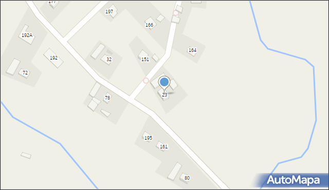 Krasne-Lasocice, Krasne-Lasocice, 23, mapa Krasne-Lasocice