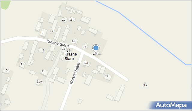 Krasne Stare, Krasne Stare, 18, mapa Krasne Stare