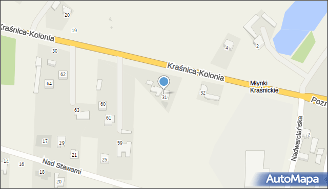 Kraśnica, Kraśnica, 31, mapa Kraśnica