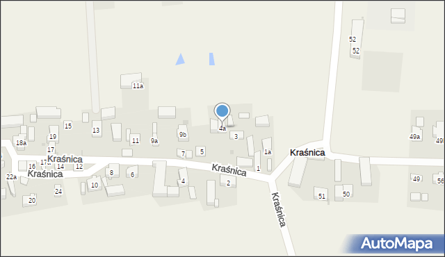 Kraśnica, Kraśnica, 4a, mapa Kraśnica