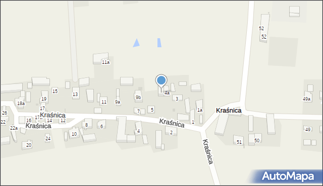 Kraśnica, Kraśnica, 4b, mapa Kraśnica