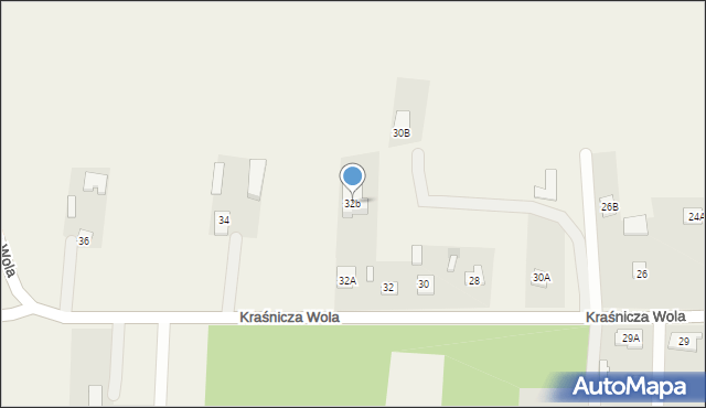 Kraśnicza Wola, Kraśnicza Wola, 32b, mapa Kraśnicza Wola