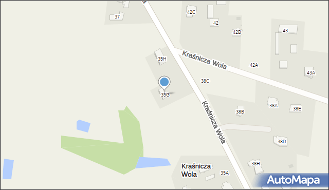 Kraśnicza Wola, Kraśnicza Wola, 35G, mapa Kraśnicza Wola