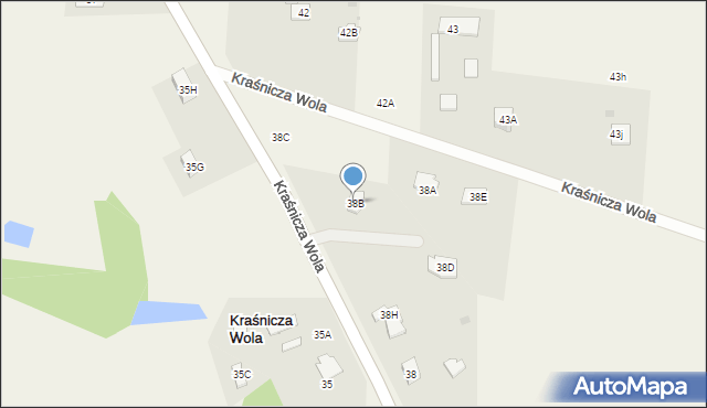 Kraśnicza Wola, Kraśnicza Wola, 38B, mapa Kraśnicza Wola