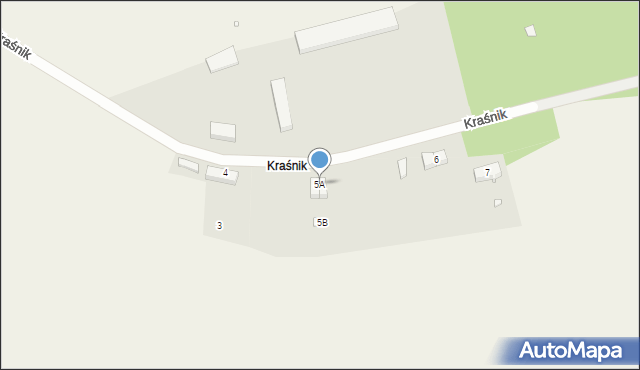 Kraśnik, Kraśnik, 5A, mapa Kraśnik