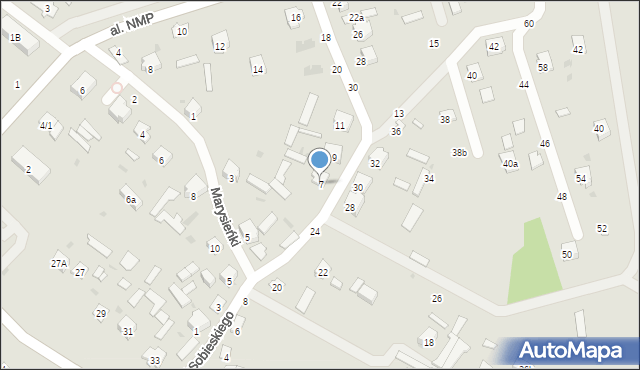 Krasnobród, Króla Jana III Sobieskiego, 7, mapa Krasnobród