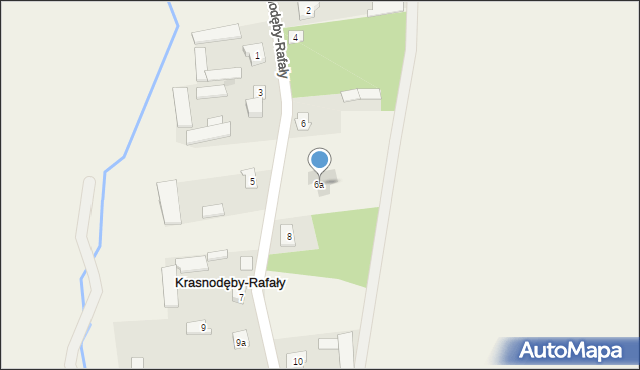 Krasnodęby-Rafały, Krasnodęby-Rafały, 6a, mapa Krasnodęby-Rafały