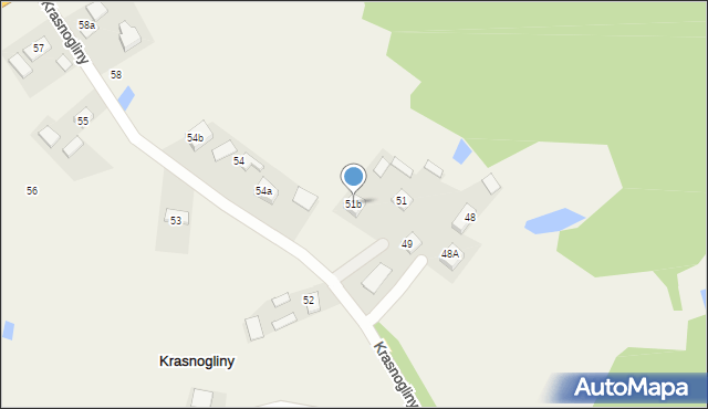 Krasnogliny, Krasnogliny, 51b, mapa Krasnogliny