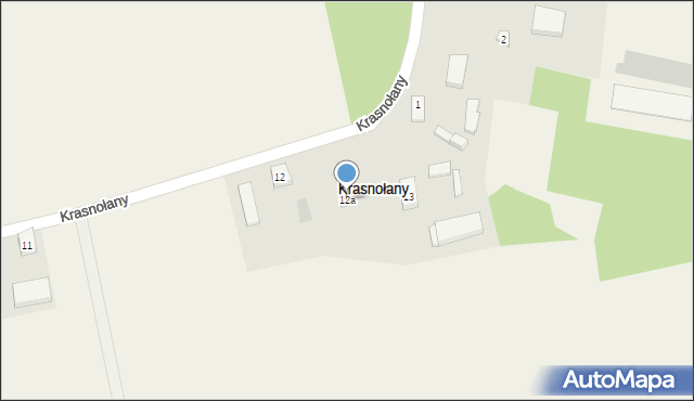 Krasnołany, Krasnołany, 12a, mapa Krasnołany