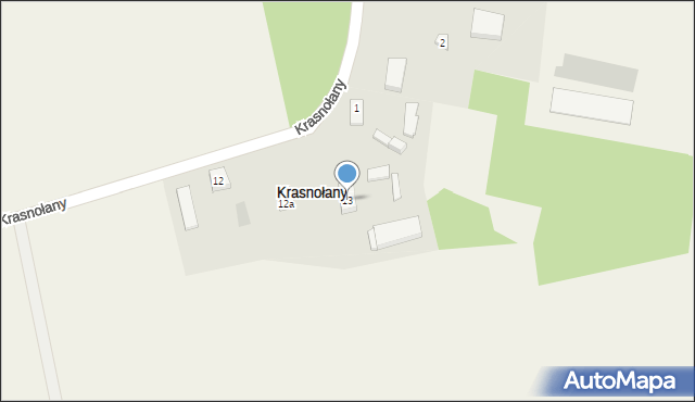 Krasnołany, Krasnołany, 13, mapa Krasnołany