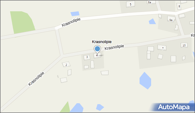 Krasnolipie, Krasnolipie, 4b, mapa Krasnolipie