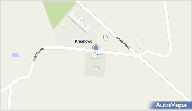 Krasnowo, Krasnowo, 16/4, mapa Krasnowo