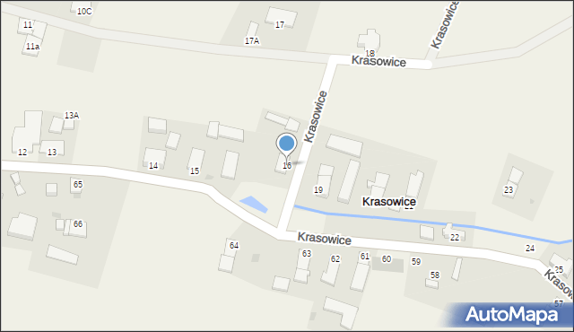 Krasowice, Krasowice, 16, mapa Krasowice