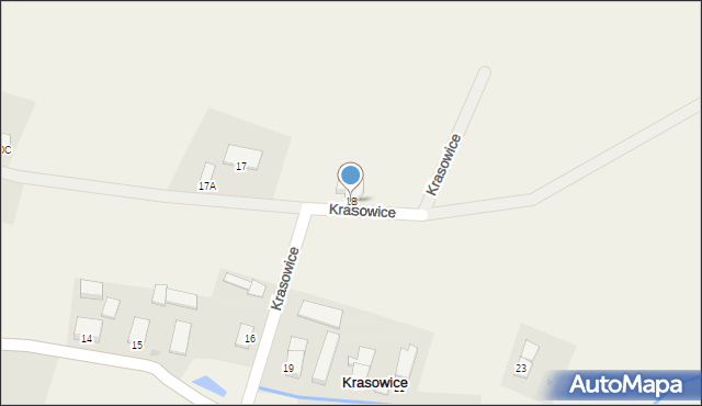 Krasowice, Krasowice, 18, mapa Krasowice