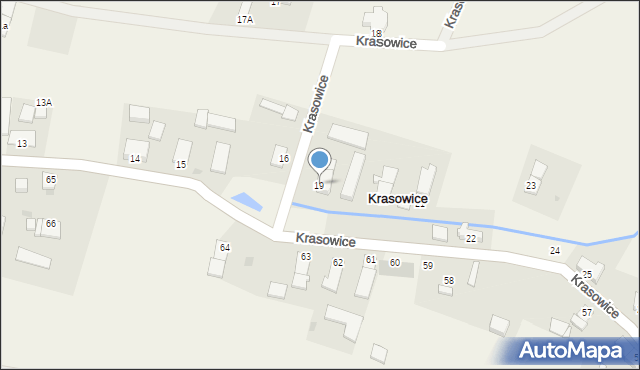 Krasowice, Krasowice, 19, mapa Krasowice