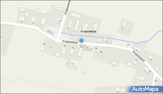 Krasowice, Krasowice, 61, mapa Krasowice