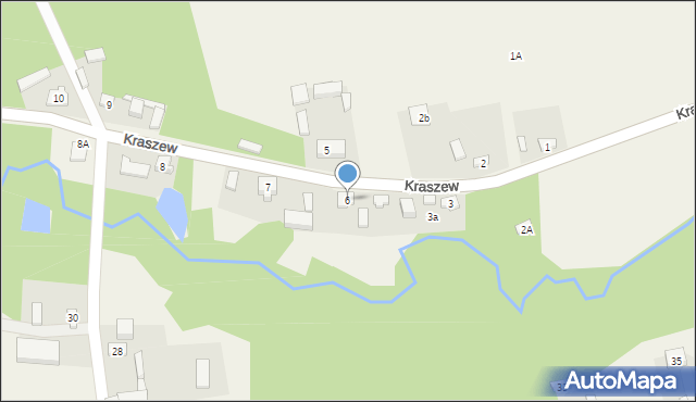 Kraszew, Kraszew, 6, mapa Kraszew