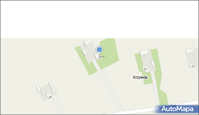 Kraszew Wielki, Kraszew Wielki, 25, mapa Kraszew Wielki