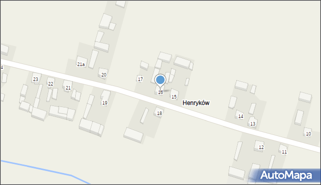 Kraszewice, Kraszewice, 16, mapa Kraszewice