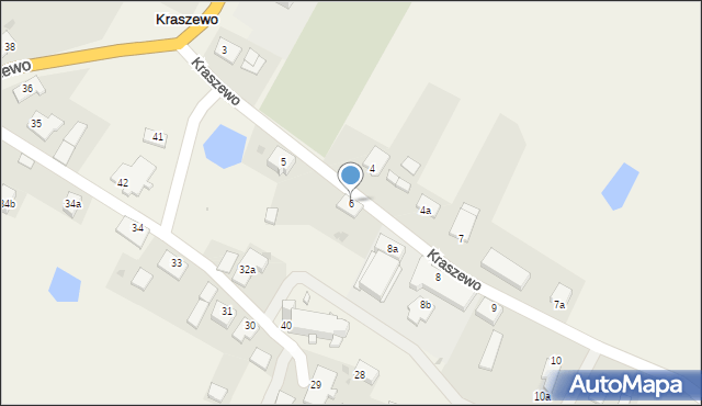 Kraszewo, Kraszewo, 6, mapa Kraszewo