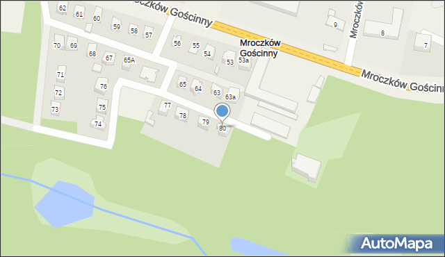 Kraszków, Kraszków, 80, mapa Kraszków