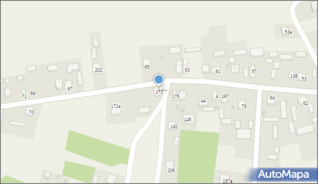 Krawce, Krawce, 172, mapa Krawce