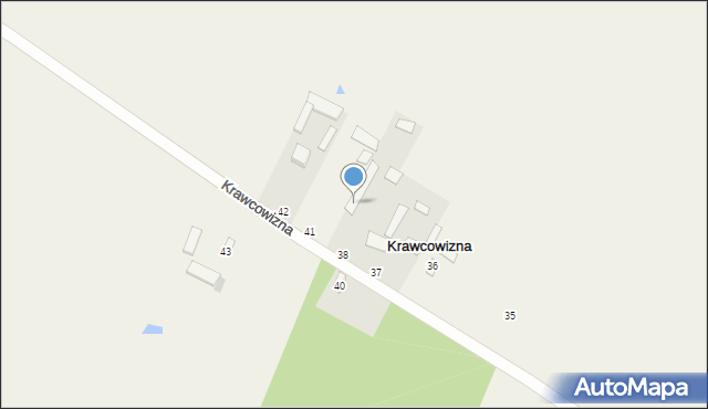 Krawcowizna, Krawcowizna, 39, mapa Krawcowizna